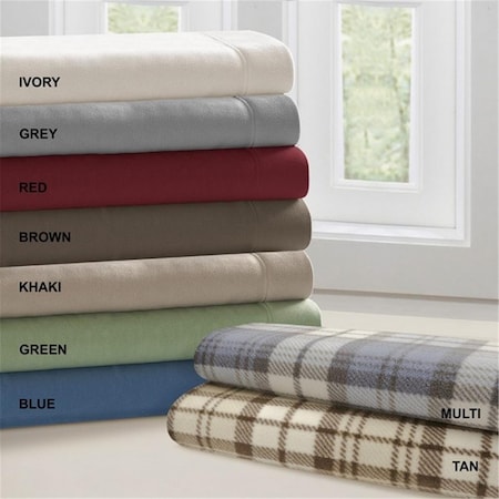 True North By Sleep Philosophy True North Premier Comfort Micro Fleece 200Gsm Sheet Set, Ivory - Queen PC20-126